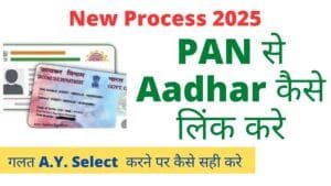 PAN Aadhaar Link Online