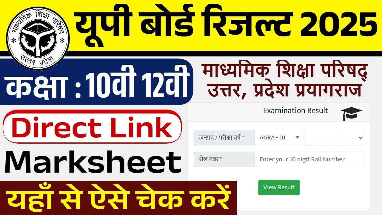 UP Board Result 2025