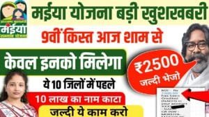 Maiya Samman Yojana Big Update